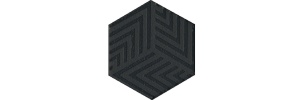 Агуста OS\B241\63001 черный Керамический декор 6x5,2x6,9